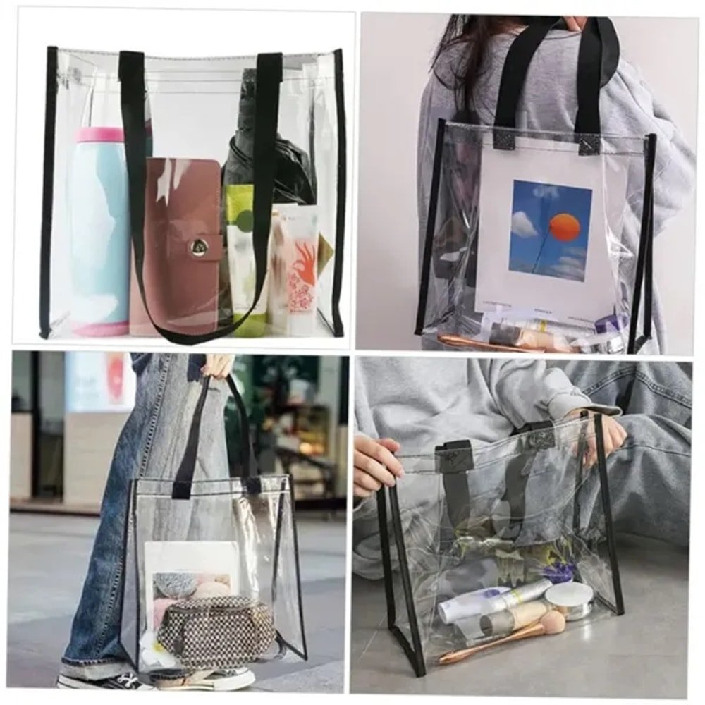Waterproof PVC Tote Bag with custom logo - image 2