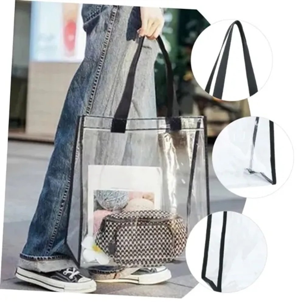 Waterproof PVC Tote Bag with custom logo - image 3