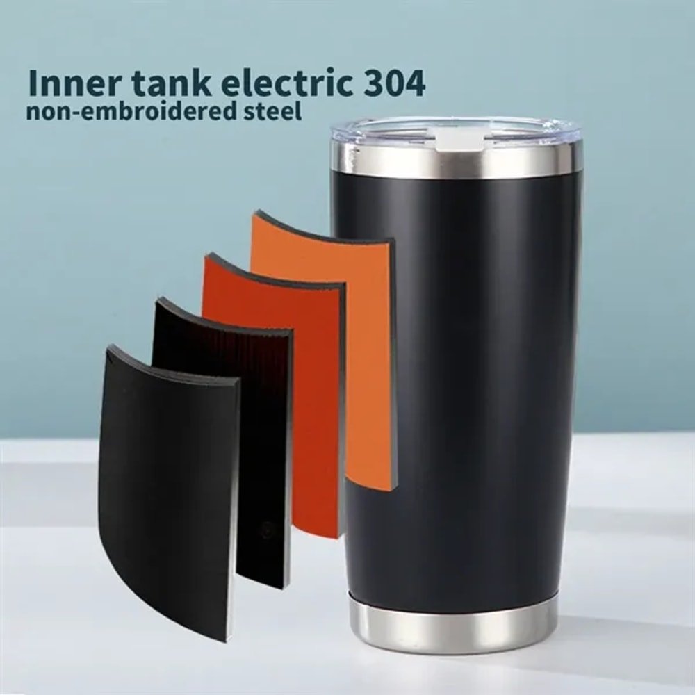 20 OZ stainless steel insulated mug with custom logo - image 2