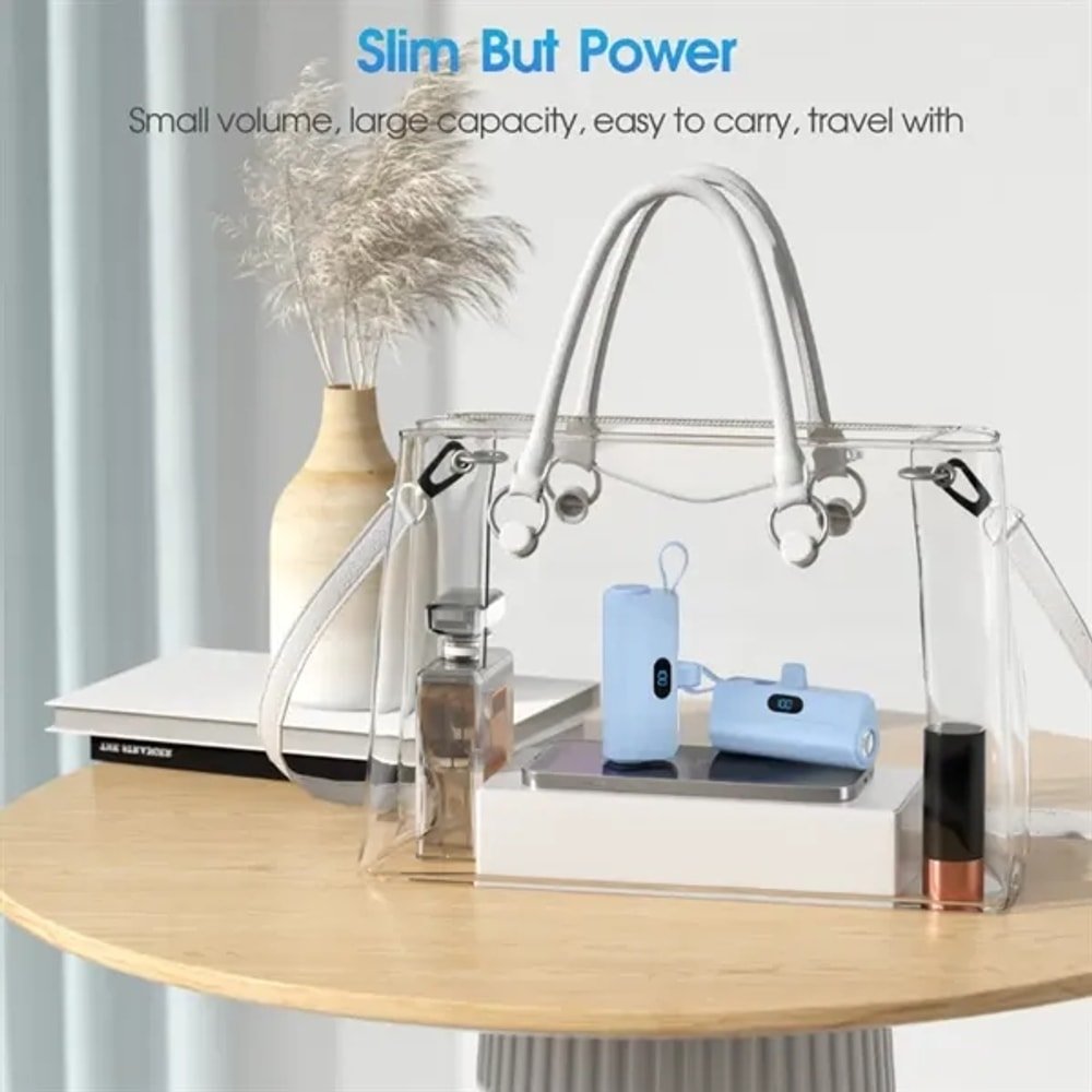Mini Power Bank with Built-in Cable Flashlight with custom logo - image 7