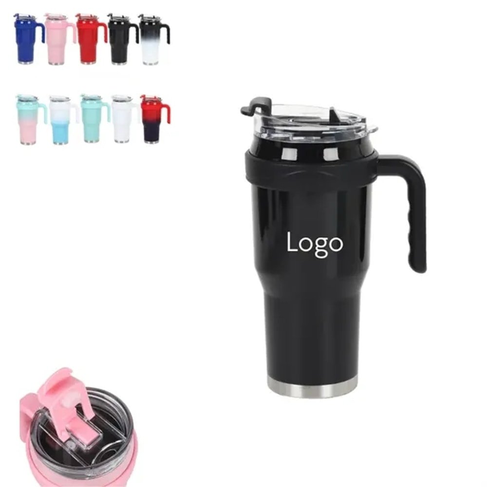 Custom 40 oz Stainless Steel Tumbler with logo - promotional product