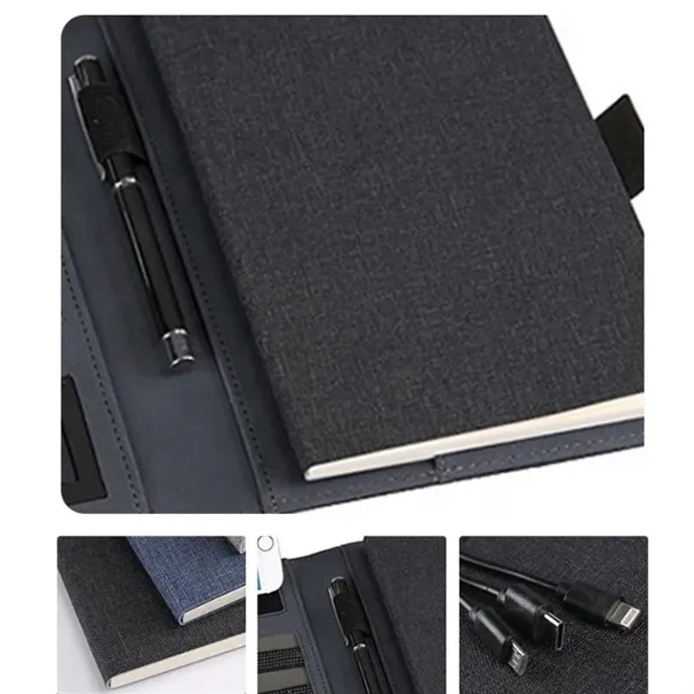 8000mAh Wireless Charging Notebook with custom logo - image 2