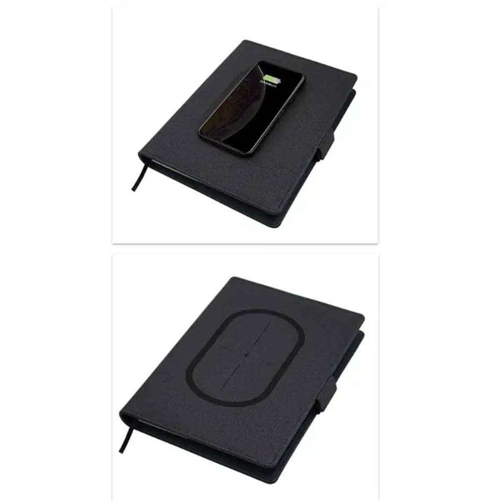 8000mAh Wireless Charging Notebook with custom logo - image 4