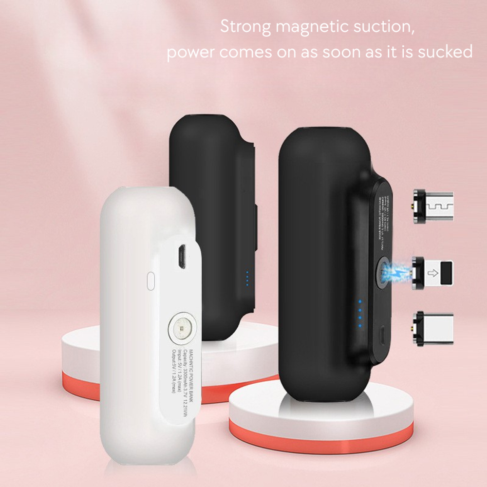 Portable 3-In-1 Phone Power Bank with custom logo - image 3