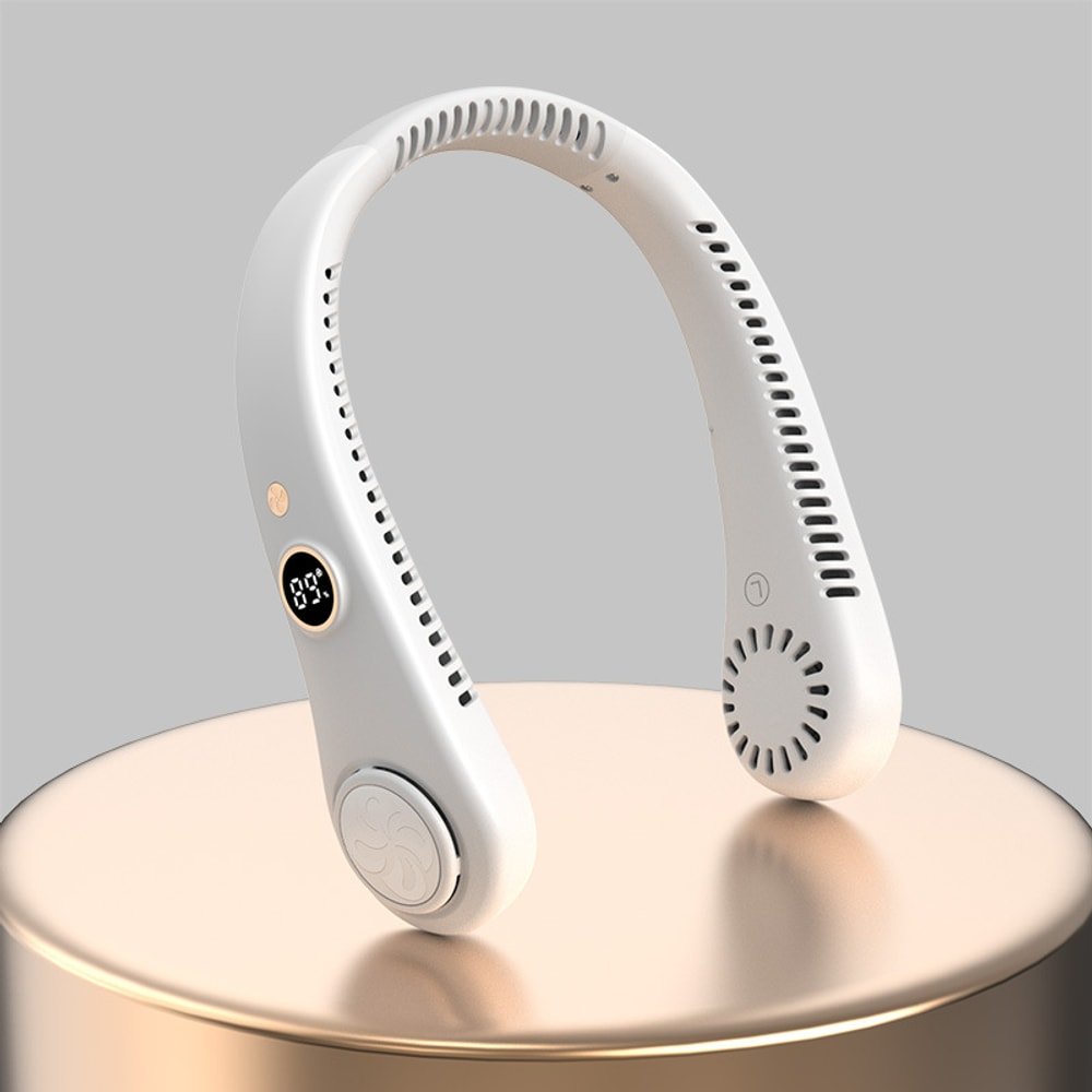 3000 mAh Battery Portable Neck Fan with custom logo - image 4