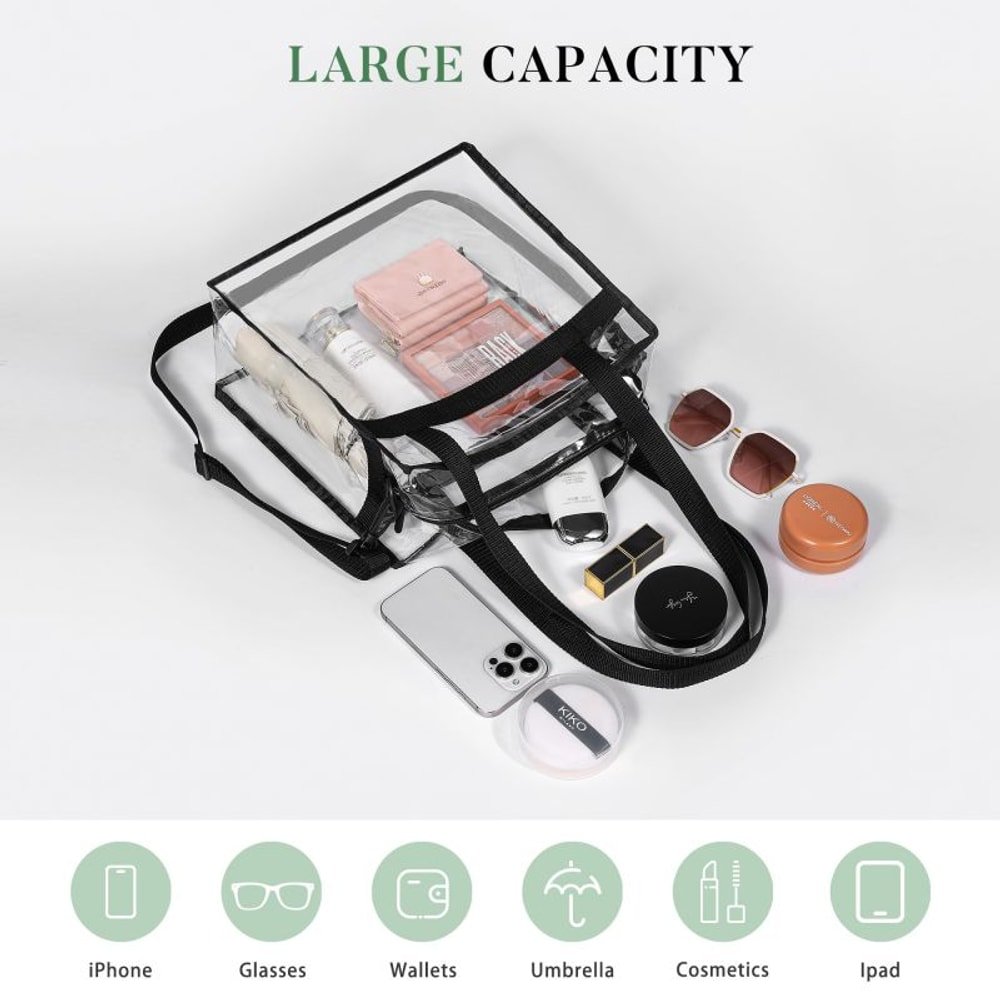 Clear Tote Bags Stadium Approved with custom logo - image 4