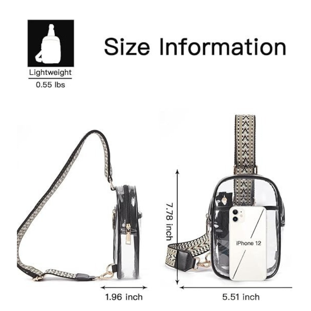 Clear Bag Sling Bag with custom logo - image 4