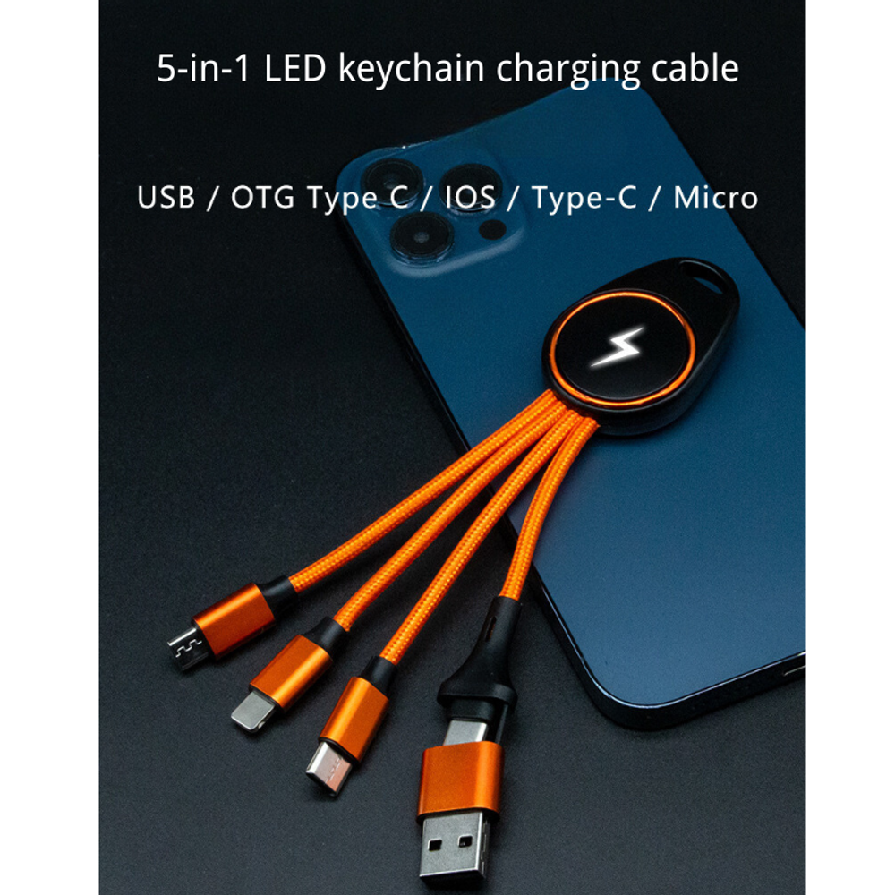 5 in 1 Multi Charging Cable with custom logo - image 4
