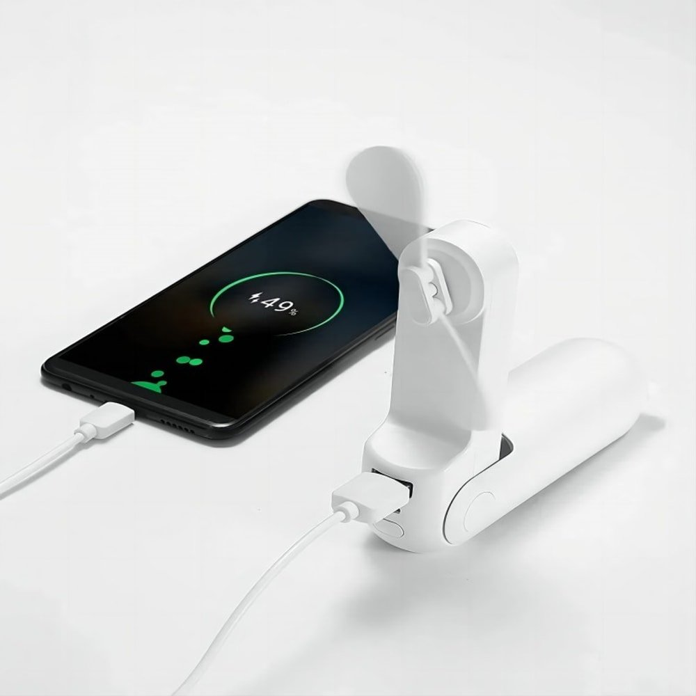 Mini Handheld Fan with custom logo - image 4