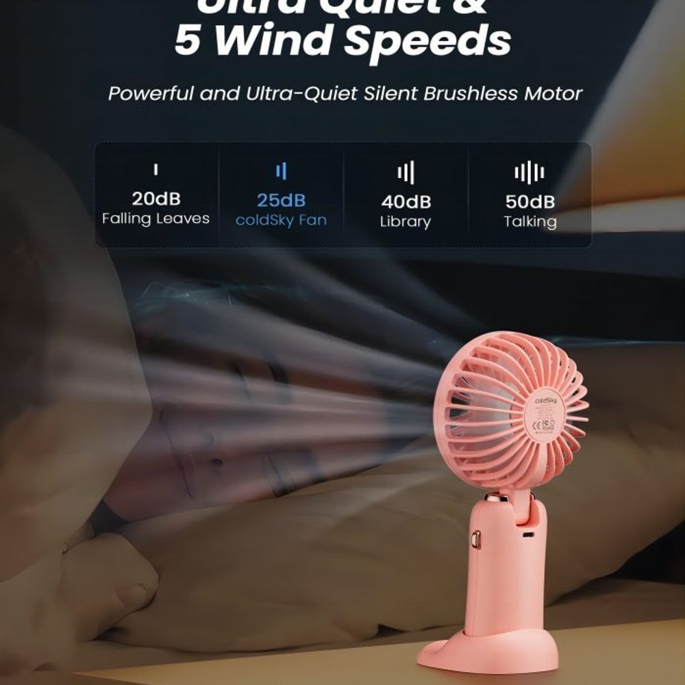 Portable Handheld Fan with custom logo - image 4