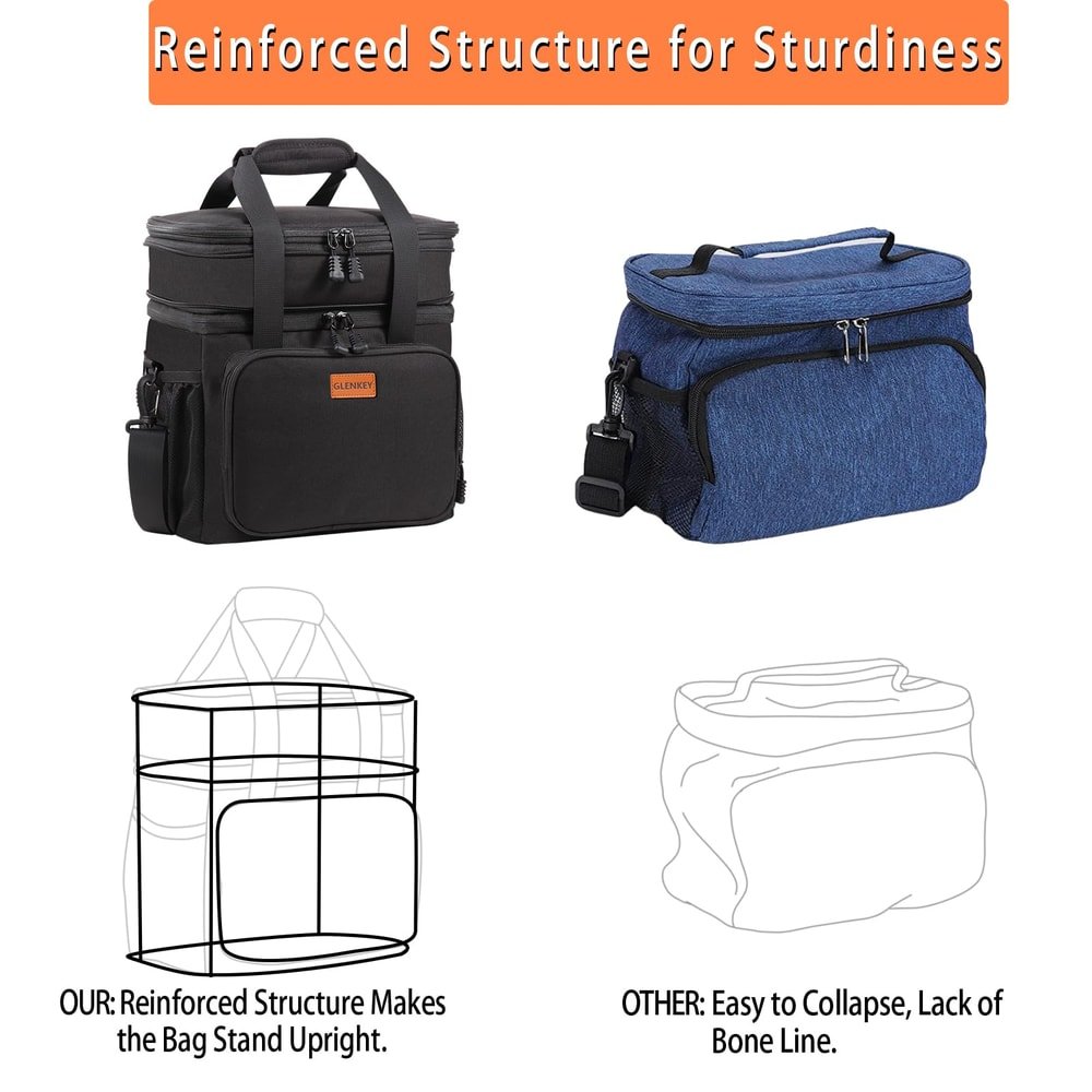 Expandable Insulated Lunch Box with custom logo - image 4