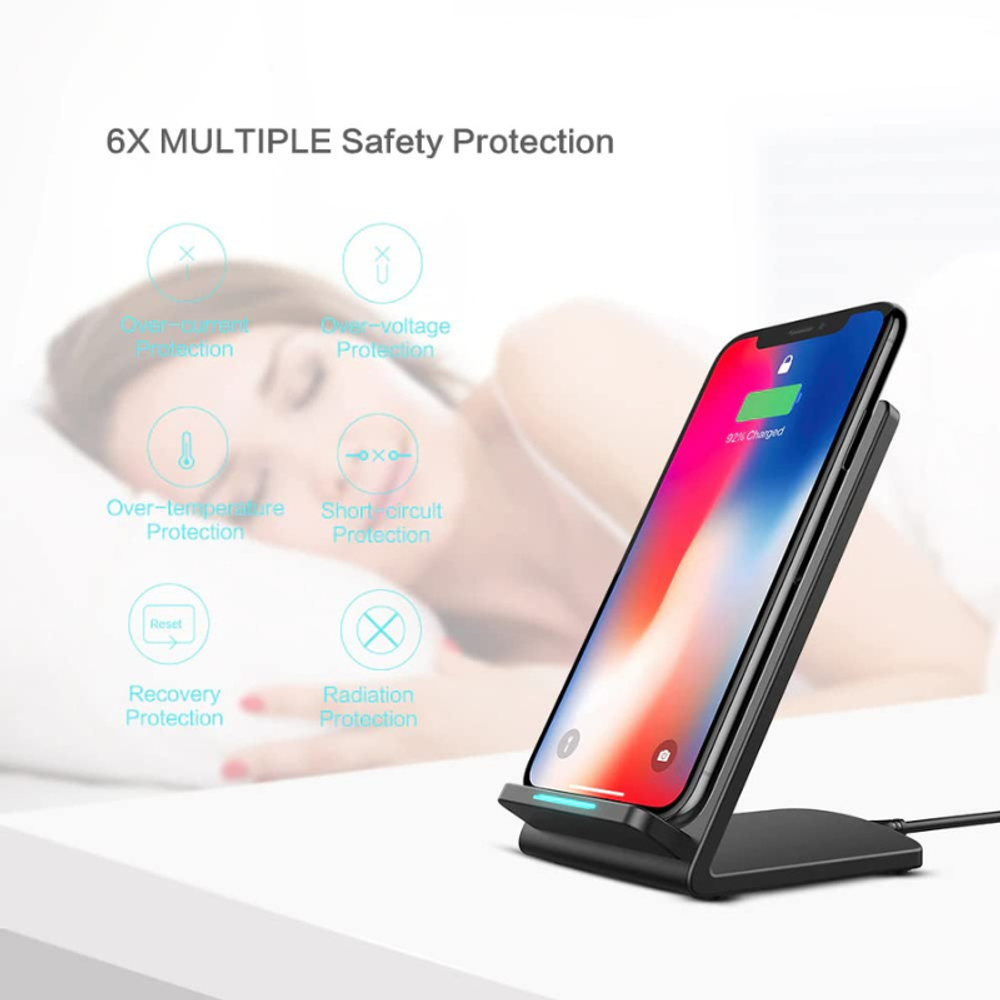 15W Fast Wireless Charging Stand with custom logo - image 4