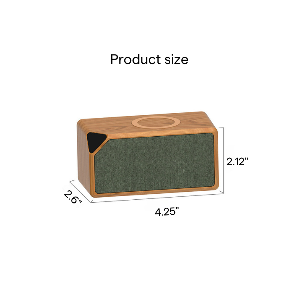 2 in1 Wireless Charger Speaker with custom logo - image 4