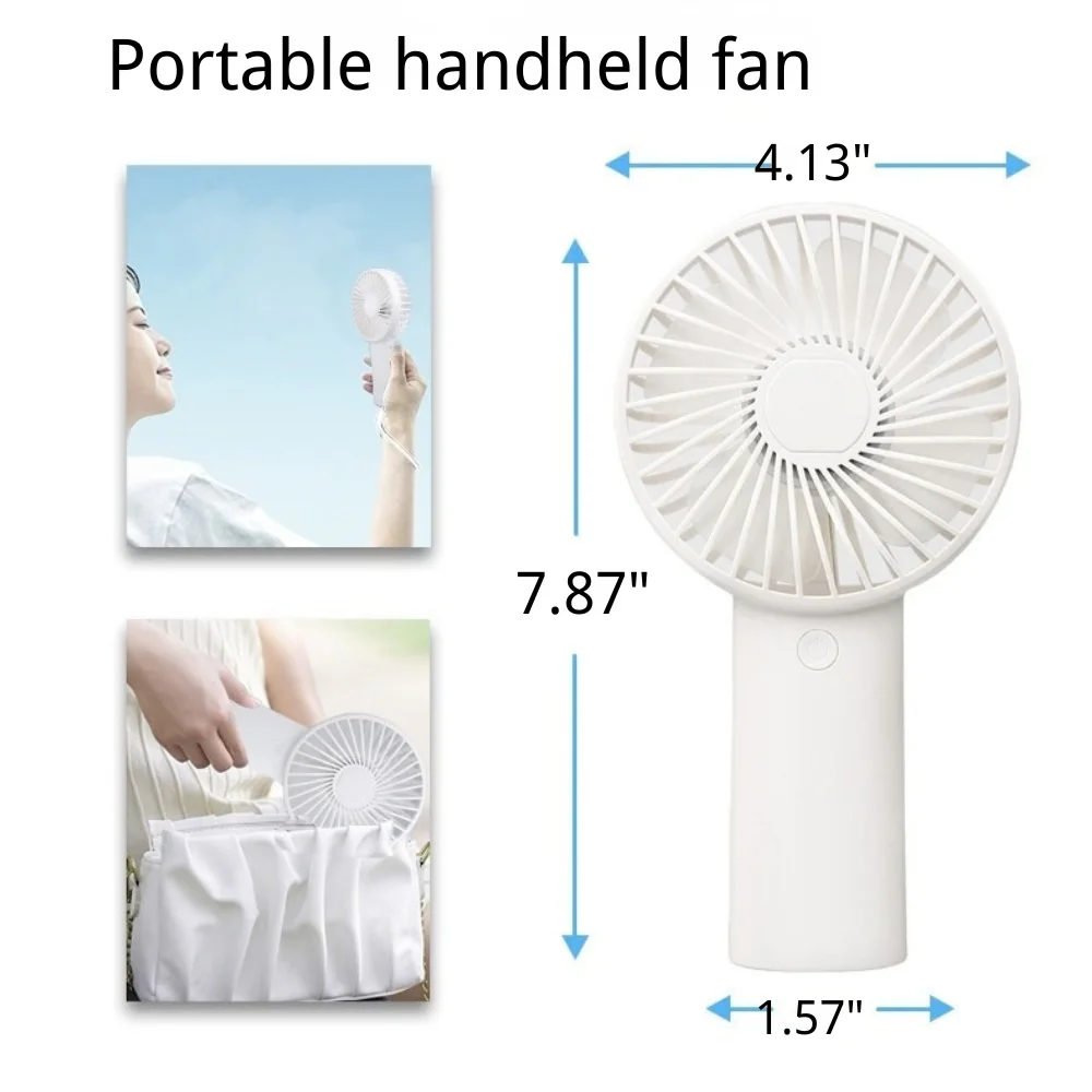 4000 mAh Portable Handheld Fan with custom logo - image 4