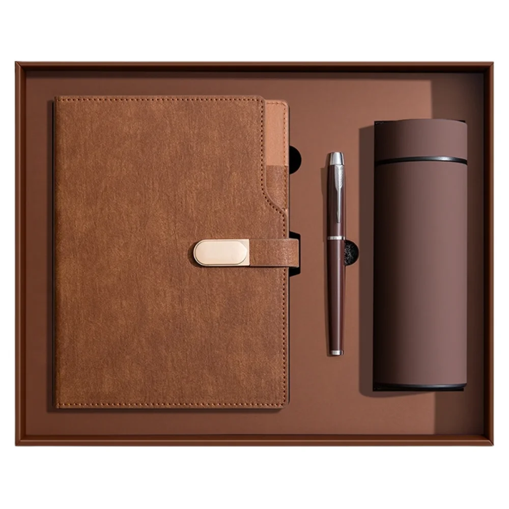 A5 Business Notebook Gift Box Set with custom logo - image 4