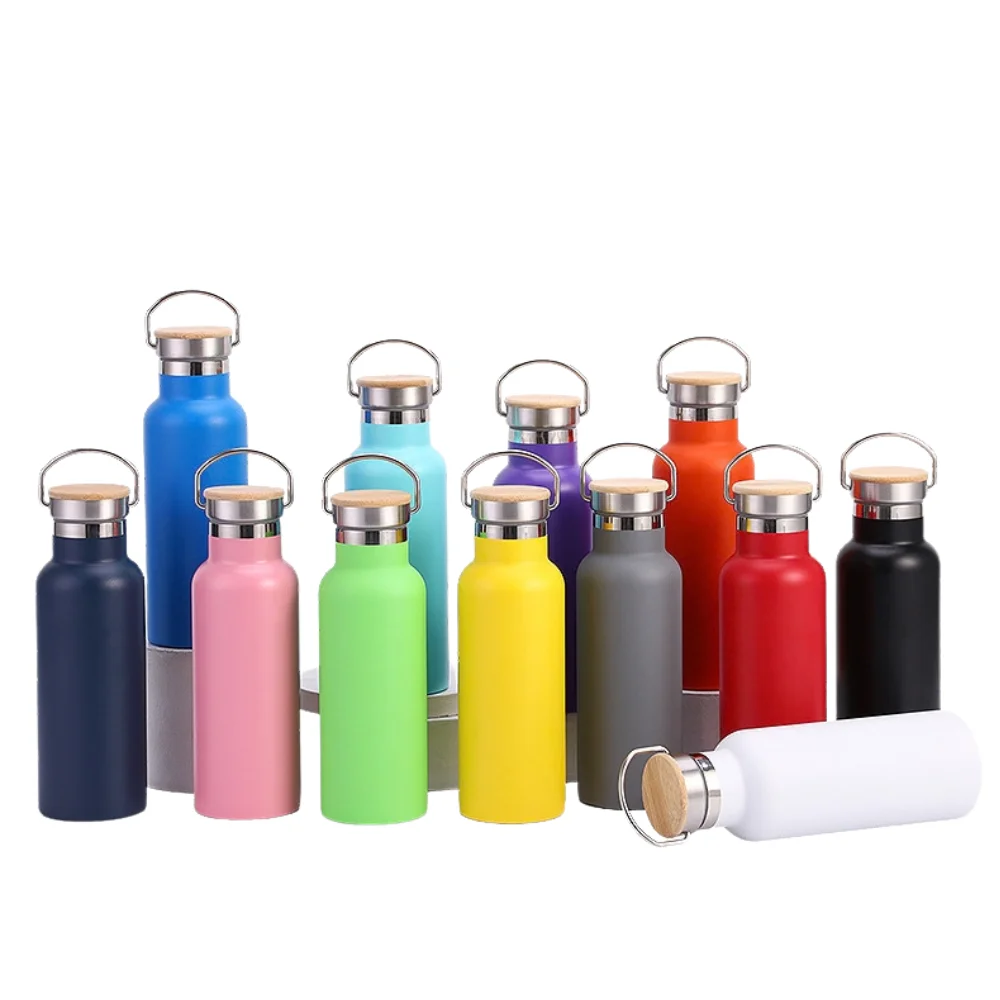 Double Wall Stainless Steel Sports Bottle with Handle with custom logo - image 4