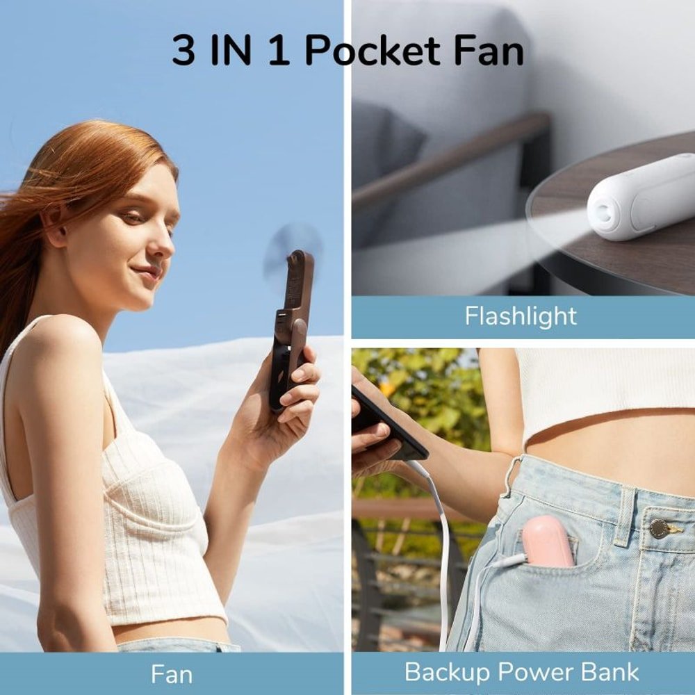 Mini Handheld Fan with custom logo - image 5
