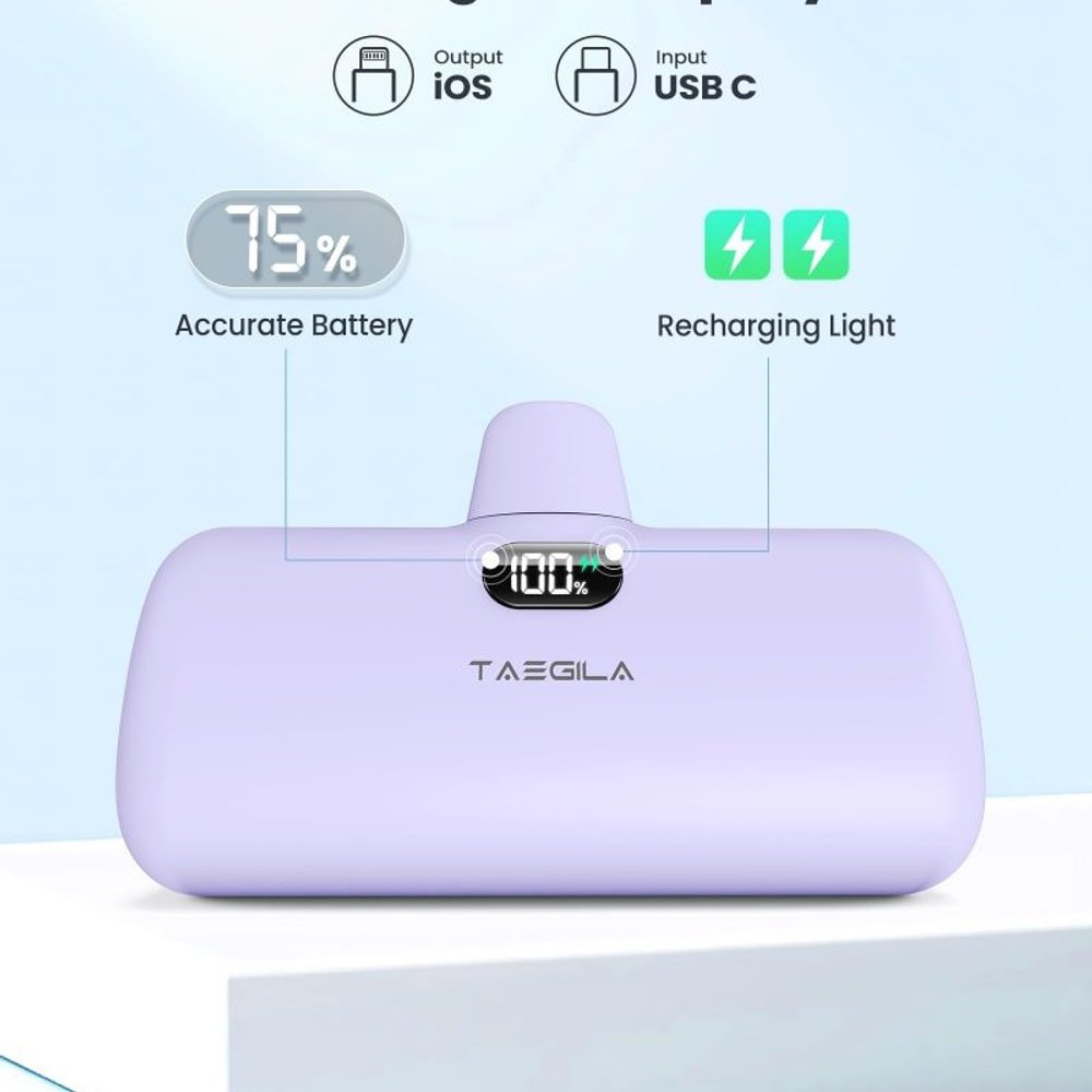 2 in 1 Portable Phone Charger with Stand 5000 mAh with custom logo - image 5