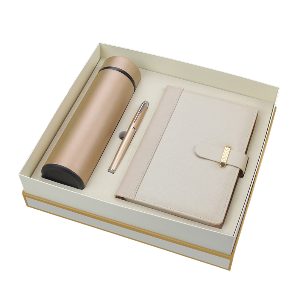 Business Gift Set A5 Notebook,Bottle & Pen with custom logo - image 5