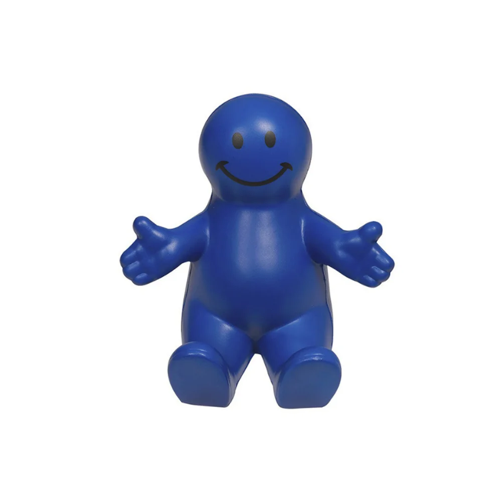 Squeezable Smile Face Guy Phone Holders with custom logo - image 5