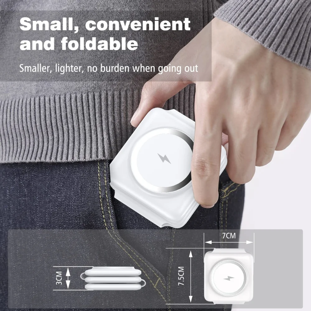 3 in 1 Foldable Magnetic Wireless Charging Station with custom logo - image 7