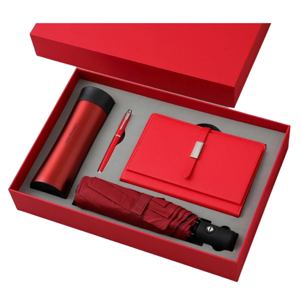 Smart Temperature Tumbler & Umbrella Gift Set with custom logo - image 5