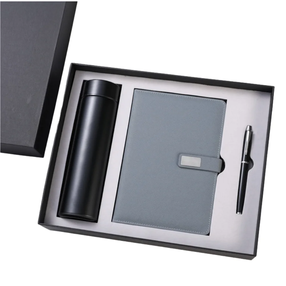 Smart Temp Display Tumbler Notebook Corporate Gift Set with custom logo - image 4