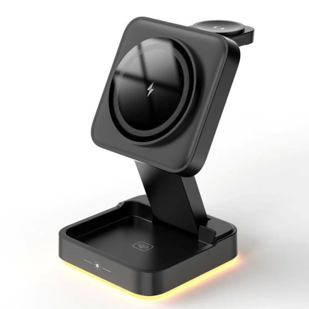 Foldable 3-in-1 Wireless Charging Stand with custom logo - image 5