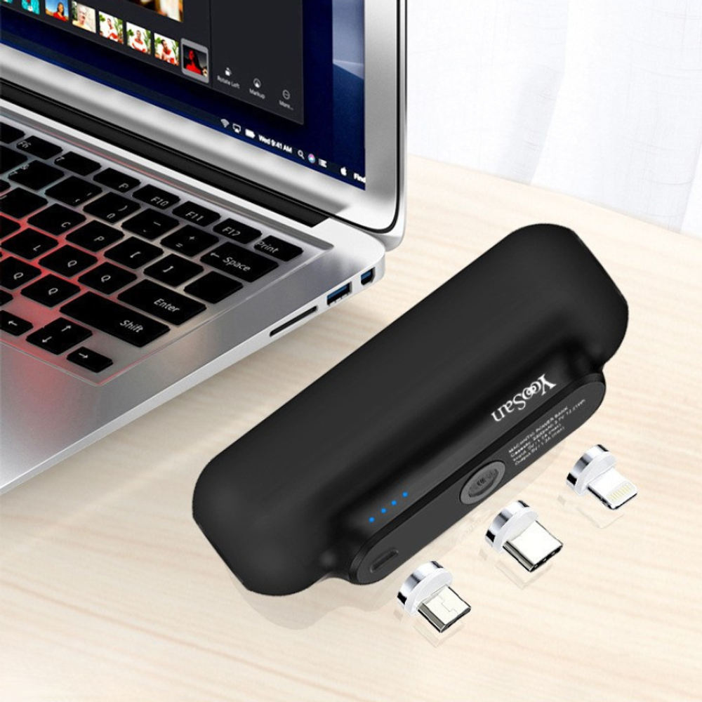 Portable 3-In-1 Phone Power Bank with custom logo - image 5
