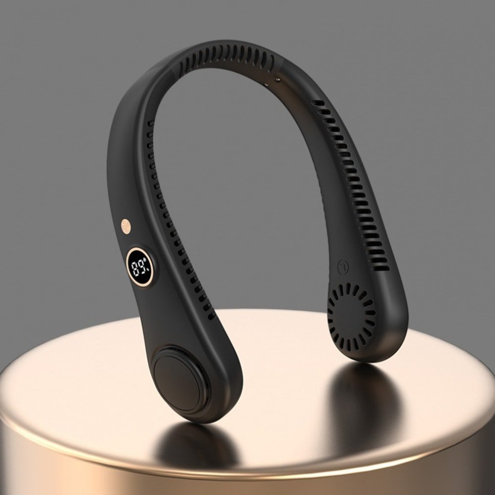 3000 mAh Battery Portable Neck Fan with custom logo - image 5