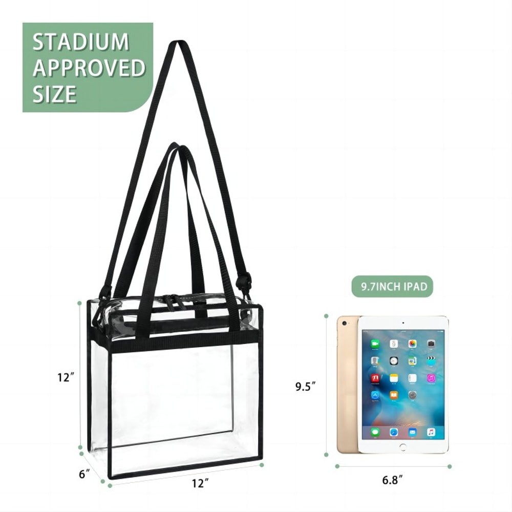 Clear Tote Bags Stadium Approved with custom logo - image 6