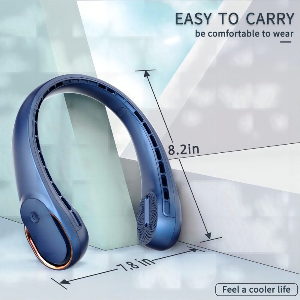 Neck Fan 4000 mAh Battery Operated with custom logo - image 5