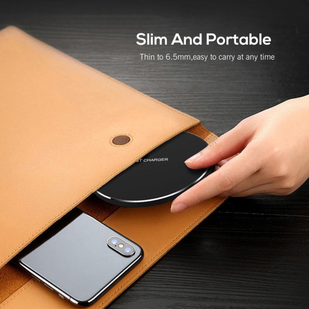15W Fast Wireless Charger with custom logo - image 6