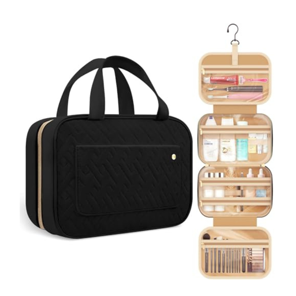 Travel Toiletry Bag with Hanging Hook with custom logo - image 6
