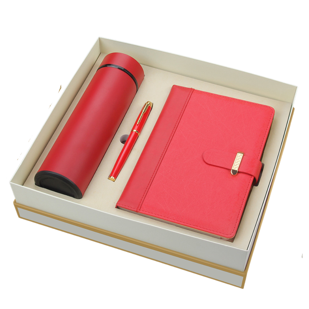 Business Gift Set A5 Notebook,Bottle & Pen with custom logo - image 6