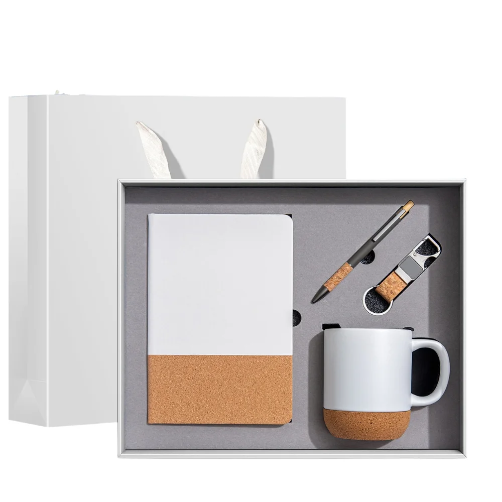 A5 PU Notebook and Pen Gift Box Set with custom logo - image 5