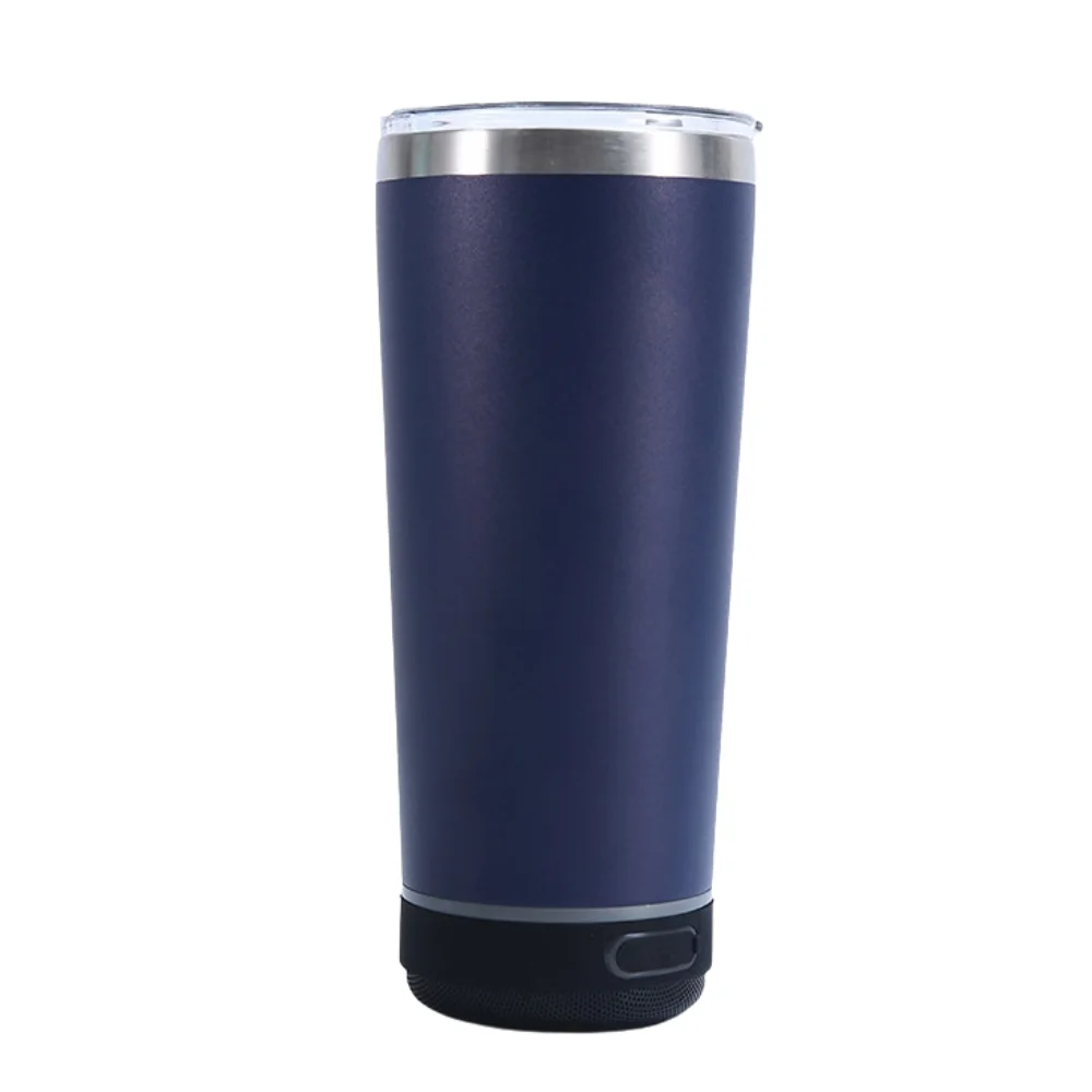 20oz Stainless Steel Bluetooth Speaker Tumbler with custom logo - image 6