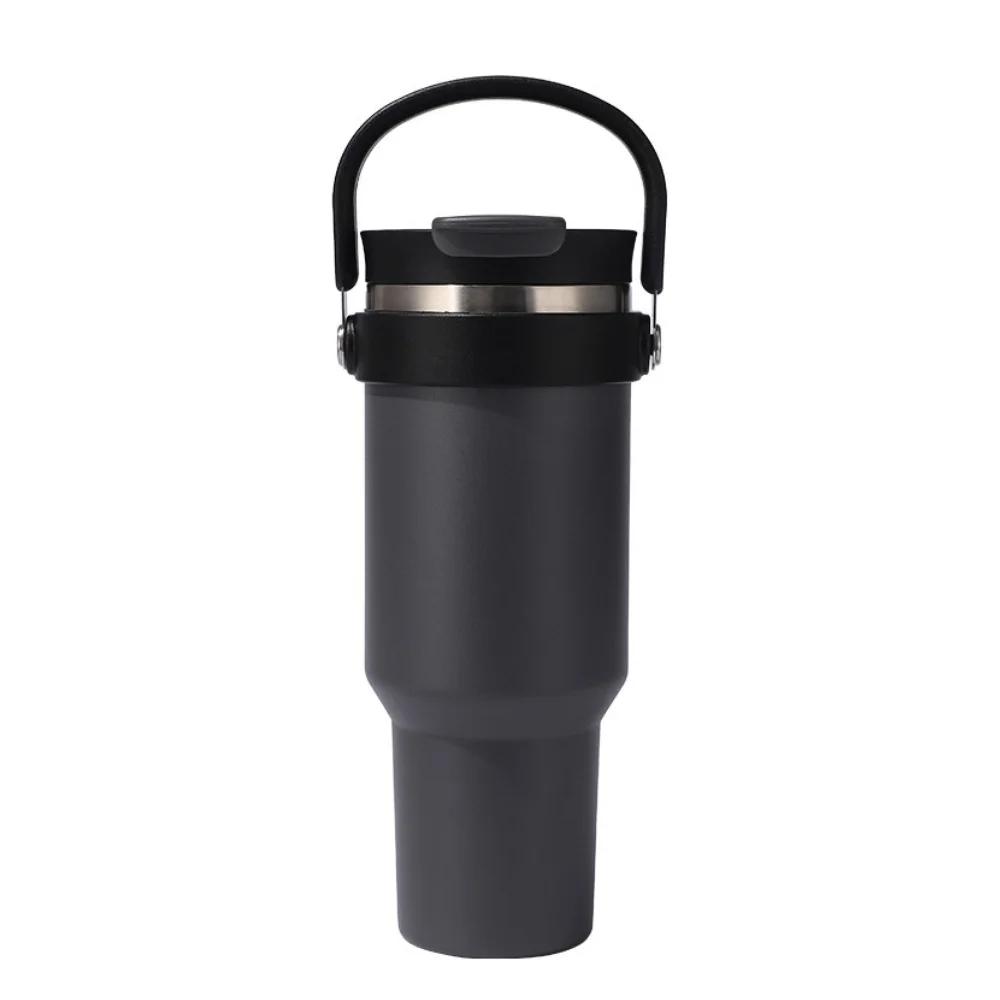 40 oz Stainless Steel Insulated Bottle with Handle and Straw with custom logo - image 5