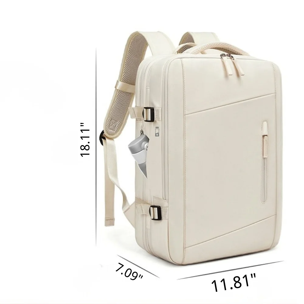 Expandable Travel Carry on Backpack with custom logo - image 6