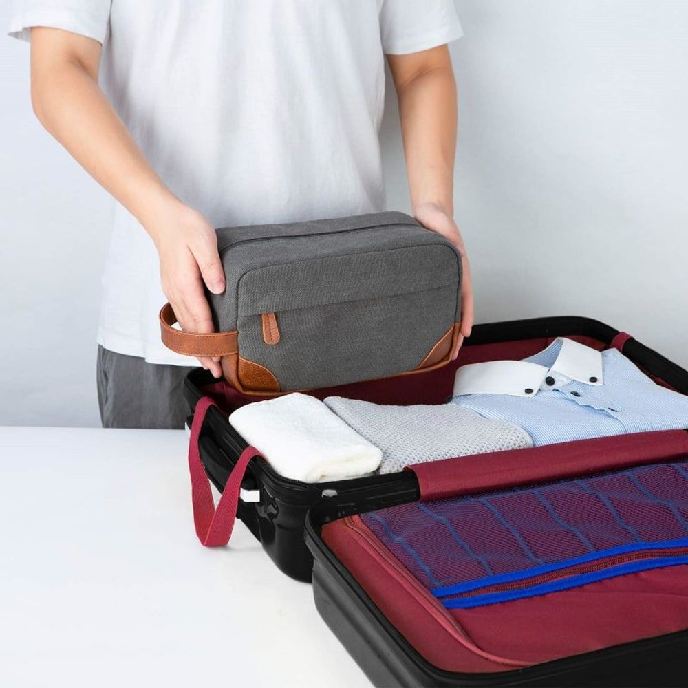 Toiletry Bag Hanging Dopp Kit with custom logo - image 6