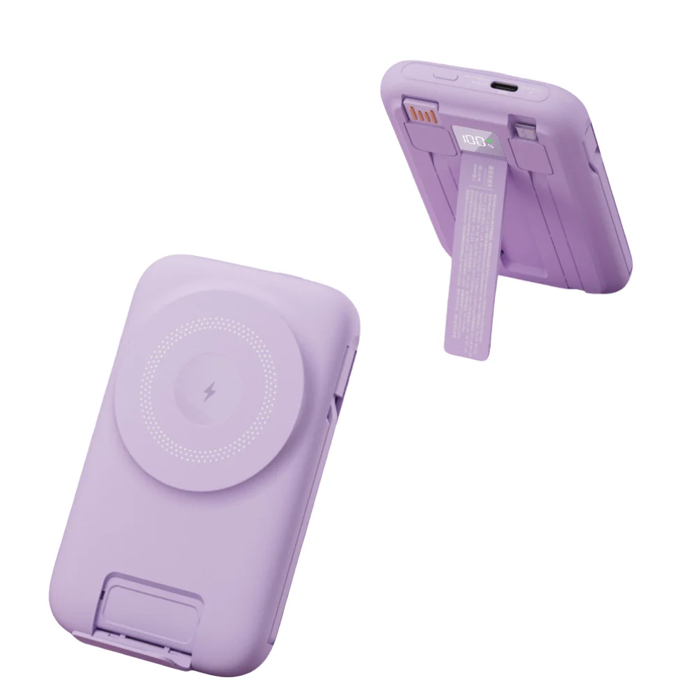 10000mAh 3-in-1 MagSafe Power Bank with custom logo - image 7