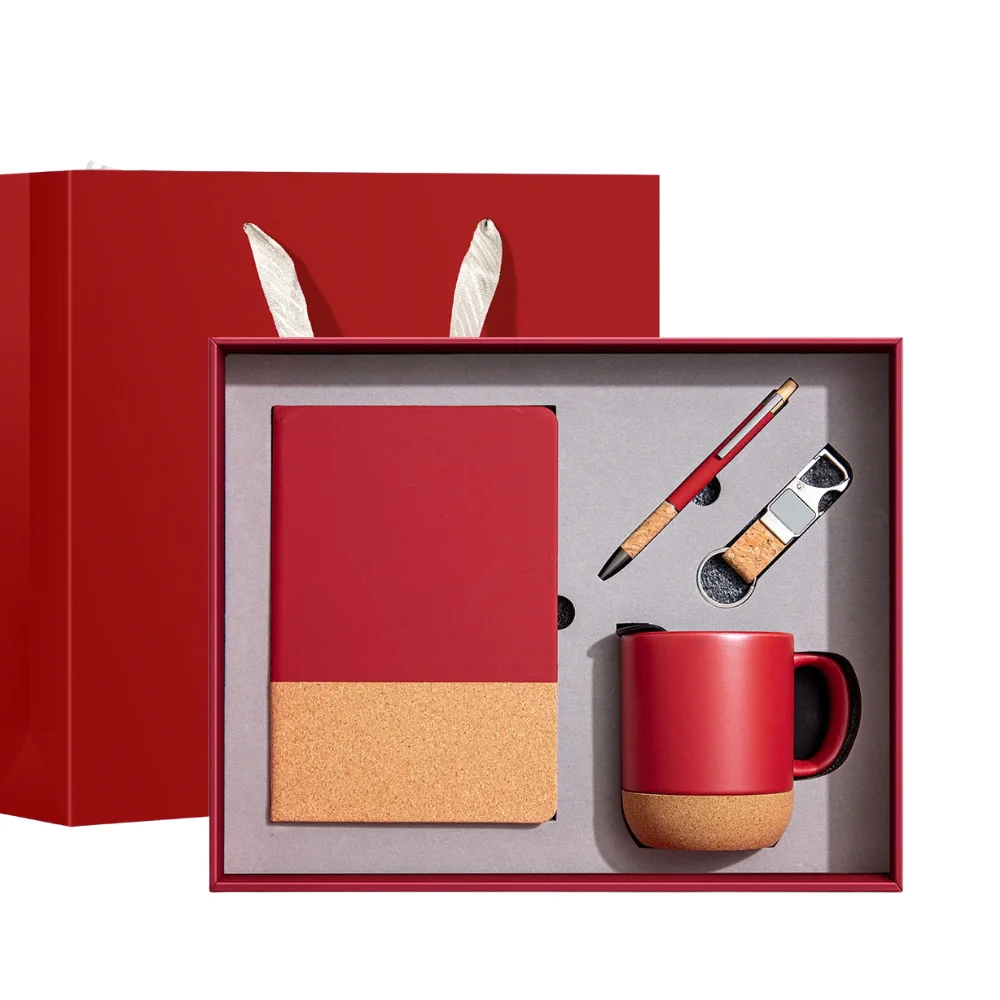 A5 PU Notebook and Pen Gift Box Set with custom logo - image 6