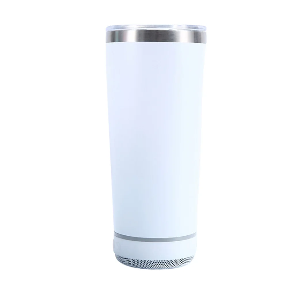 20oz Stainless Steel Bluetooth Speaker Tumbler with custom logo - image 7