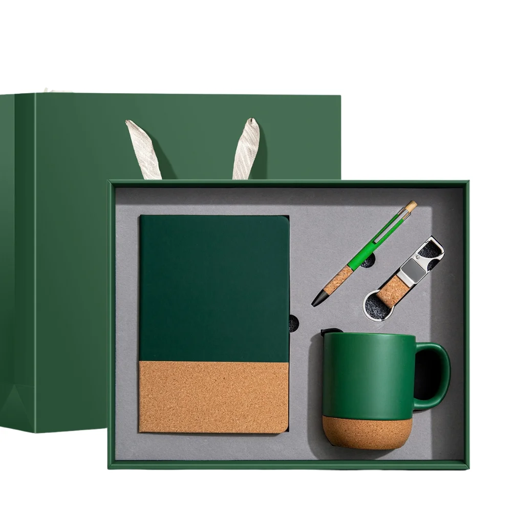 A5 PU Notebook and Pen Gift Box Set with custom logo - image 7