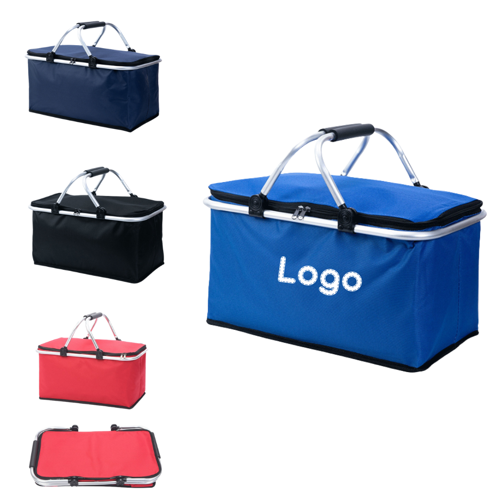 Custom Large Picnic Basket with logo - Bags promotional product