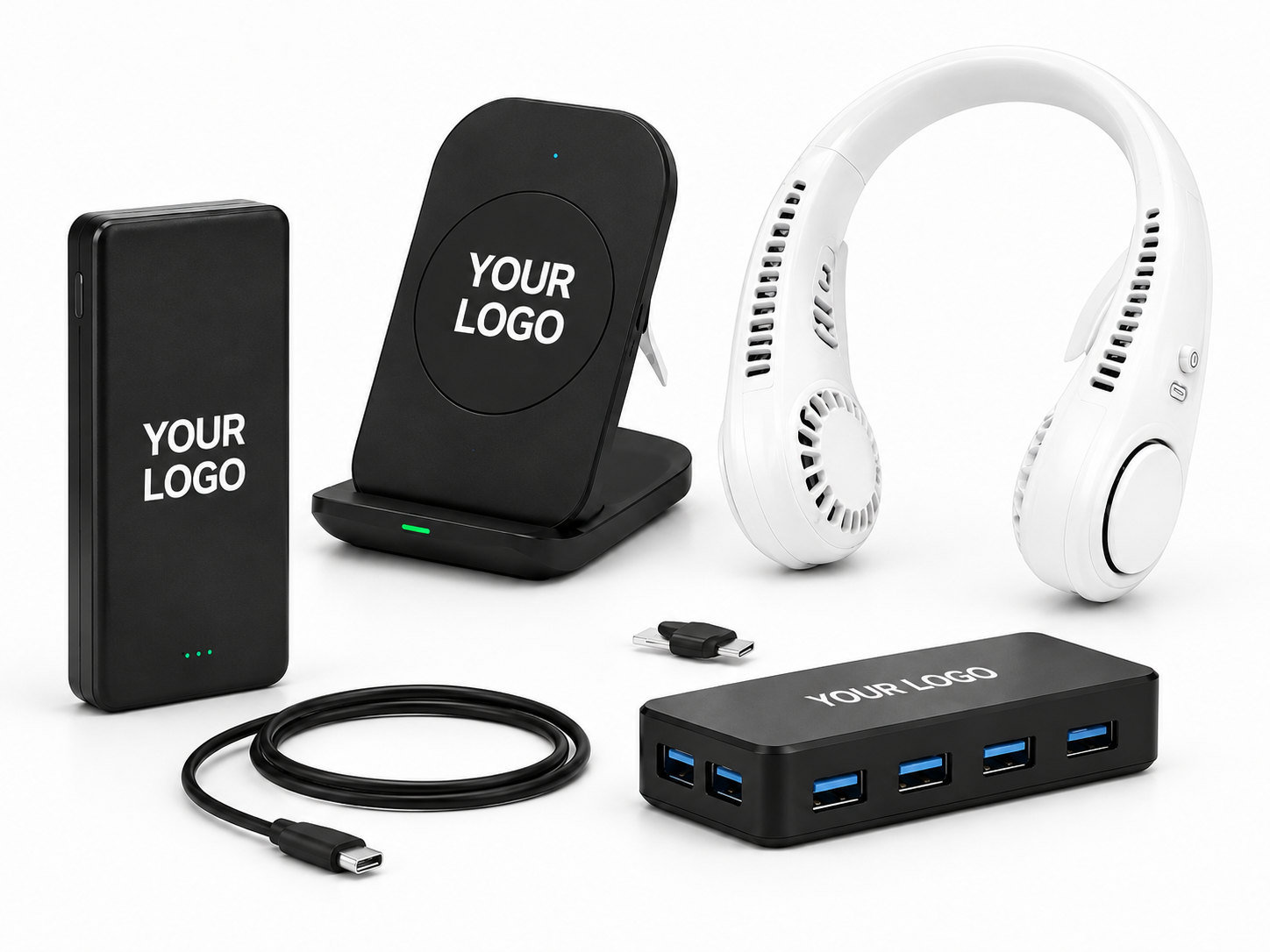 Custom Tech promotional products with logo